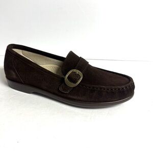 SAS Women's‎ Lara Loafer Brown Suede Size 8.5N